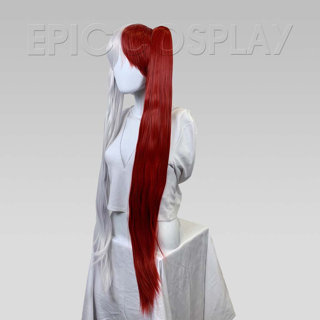 epiccosplaywigs-eos-silbergrau-dunkelrot-zopf-per-cke-set image 2