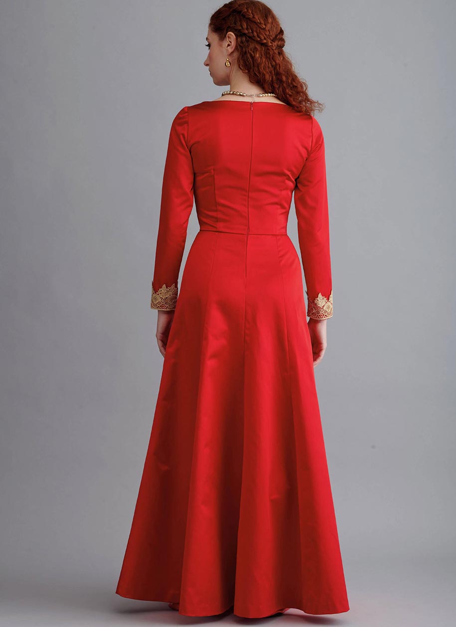 coscraft-9812-mittelalter-kleid-schnittmuster-h5-6-14 image 6