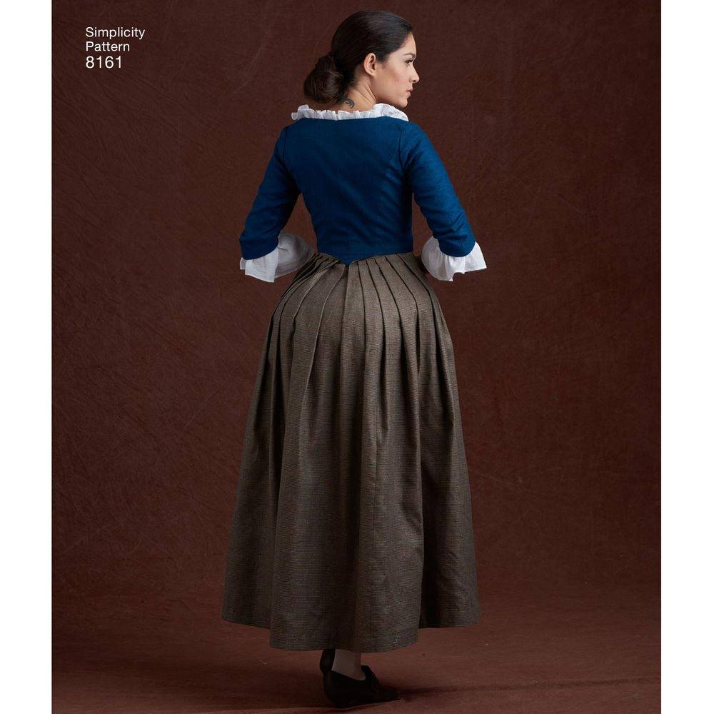 coscraft-8161-18-jahrhundert-kost-m-schnittmuster-damen-h5 image 5