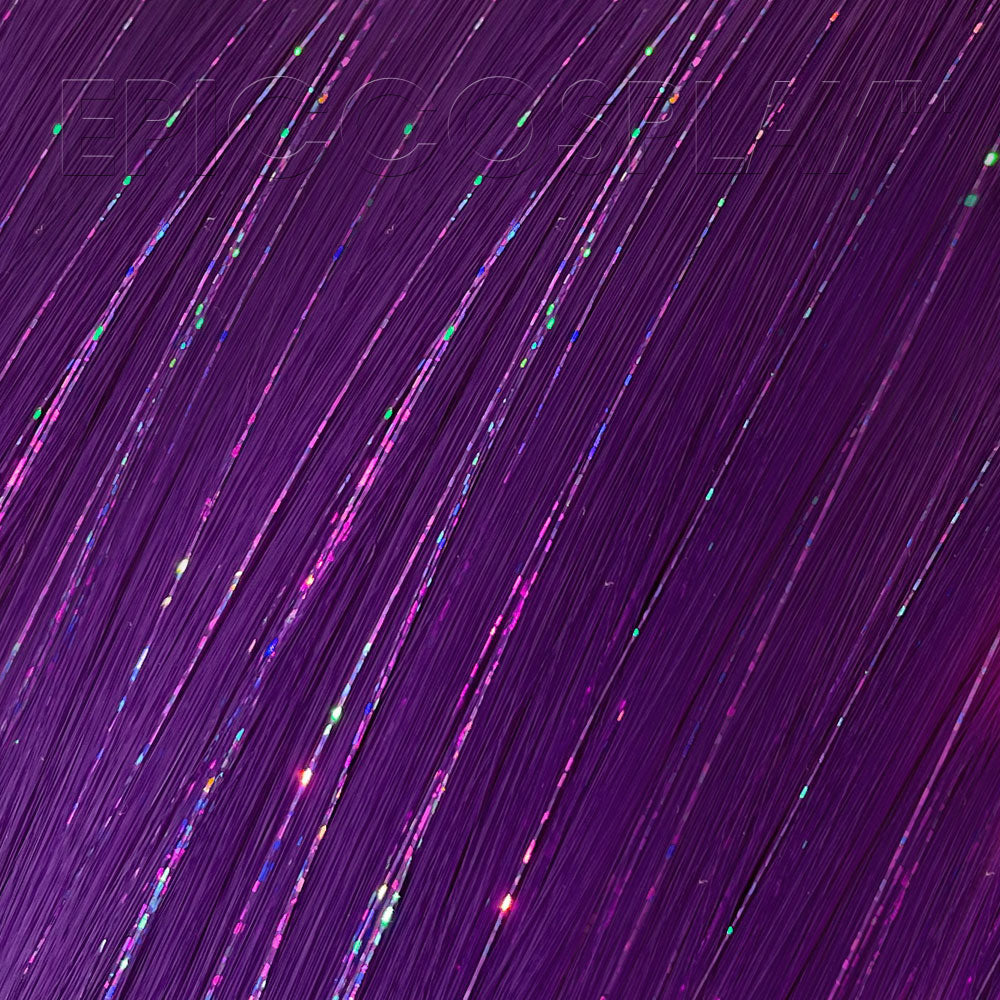 epiccosplaywigs-royal-purple-tinsel-weft-extension-35-zoll image 1