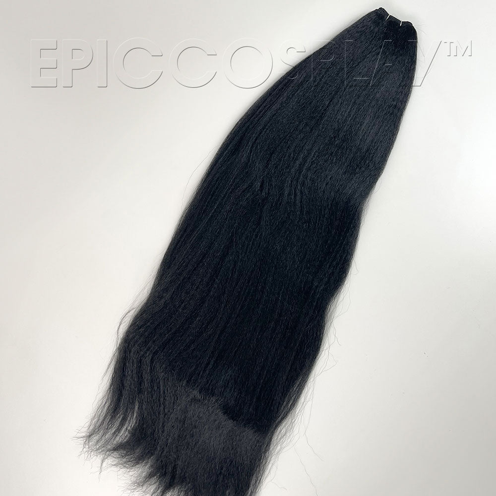 epiccosplaywigs-weft-extension-schwarz-35-zoll-gekreppt image 2