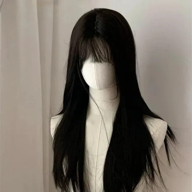 lemailwig-lace-wigs-schwarz-lace-front-per-cke-65cm-glatt image 1