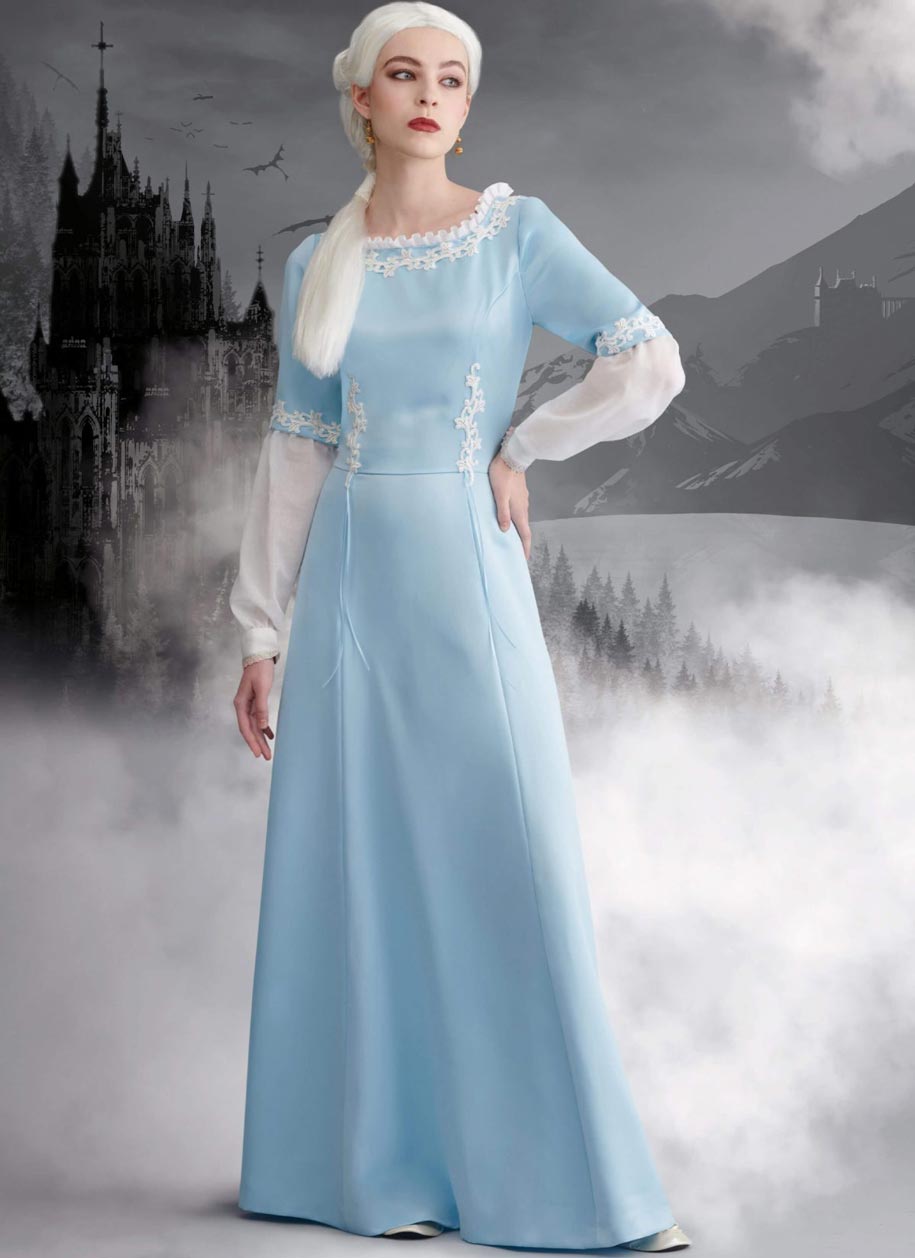 coscraft-9812-mittelalter-kleid-schnittmuster-h5-6-14 image 4