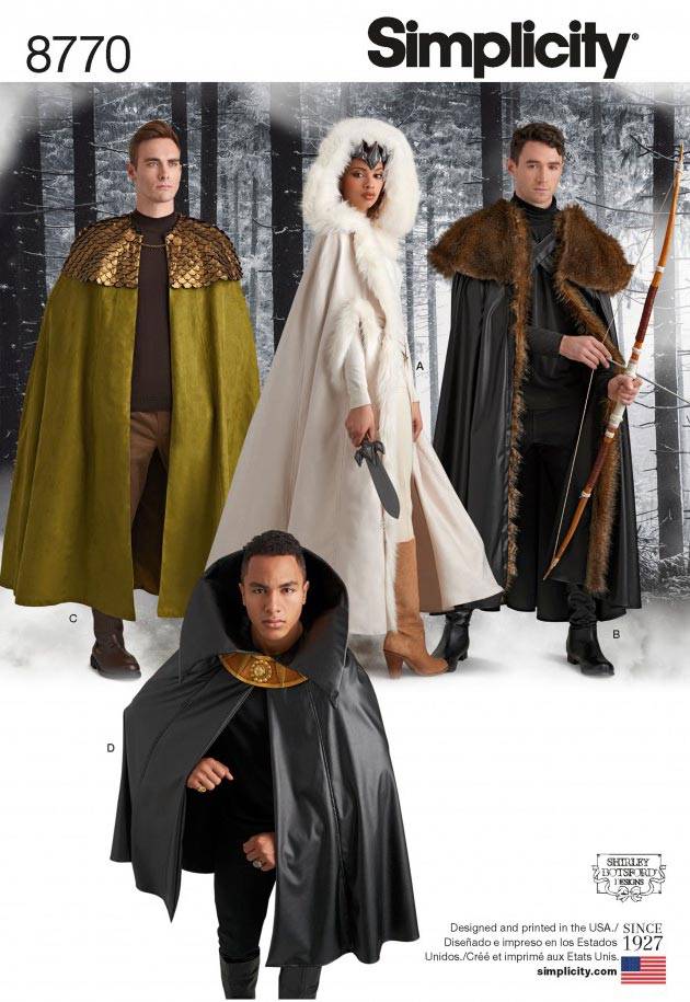 coscraft-8770-cape-schnittmuster-unisex-one-size-mit-g-rtel image 1