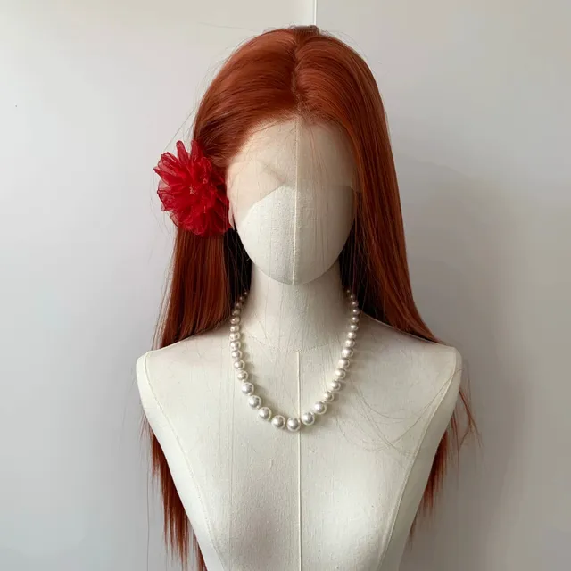 lemailwig-lace-wigs-orange-lace-front-per-cke-70cm-glatt image 1