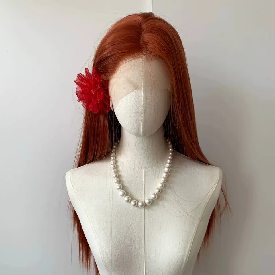 lemailwig-lace-wigs-orange-lace-front-per-cke-70cm-glatt image 1