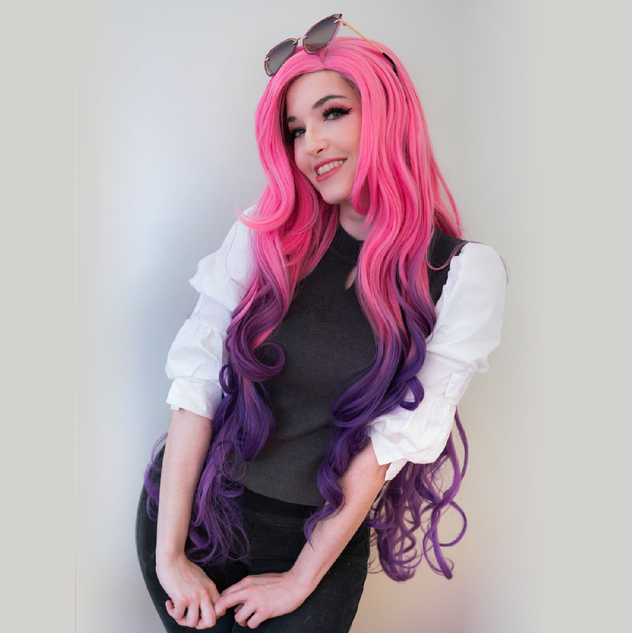 arda-wigs-la-silky-per-cke-pink-lila-91-cm image 2