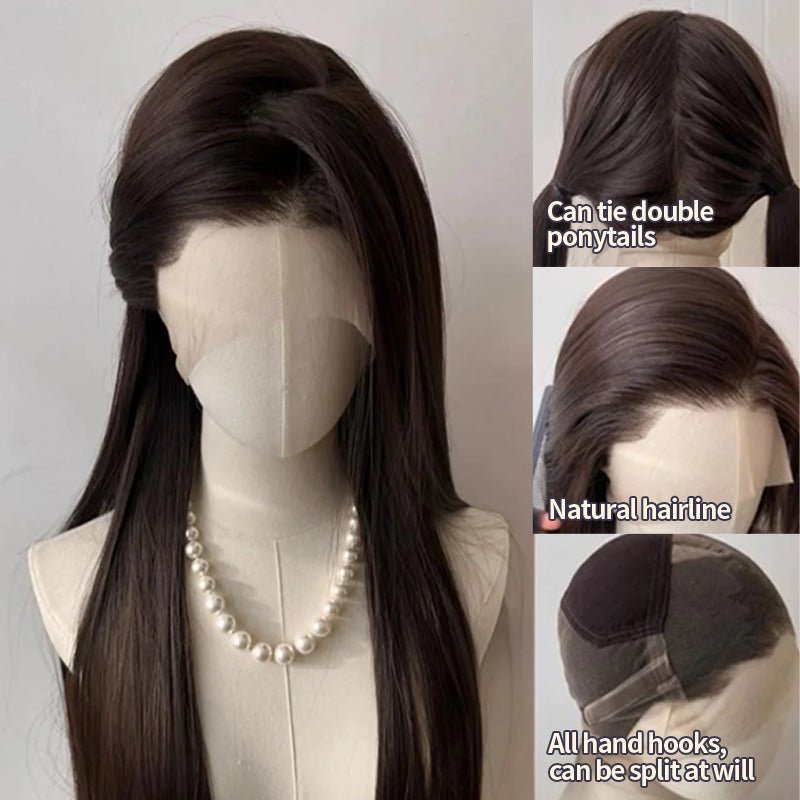 lemailwig-lace-wigs-per-cke-schwarz-full-lace-glatt-basis image 2