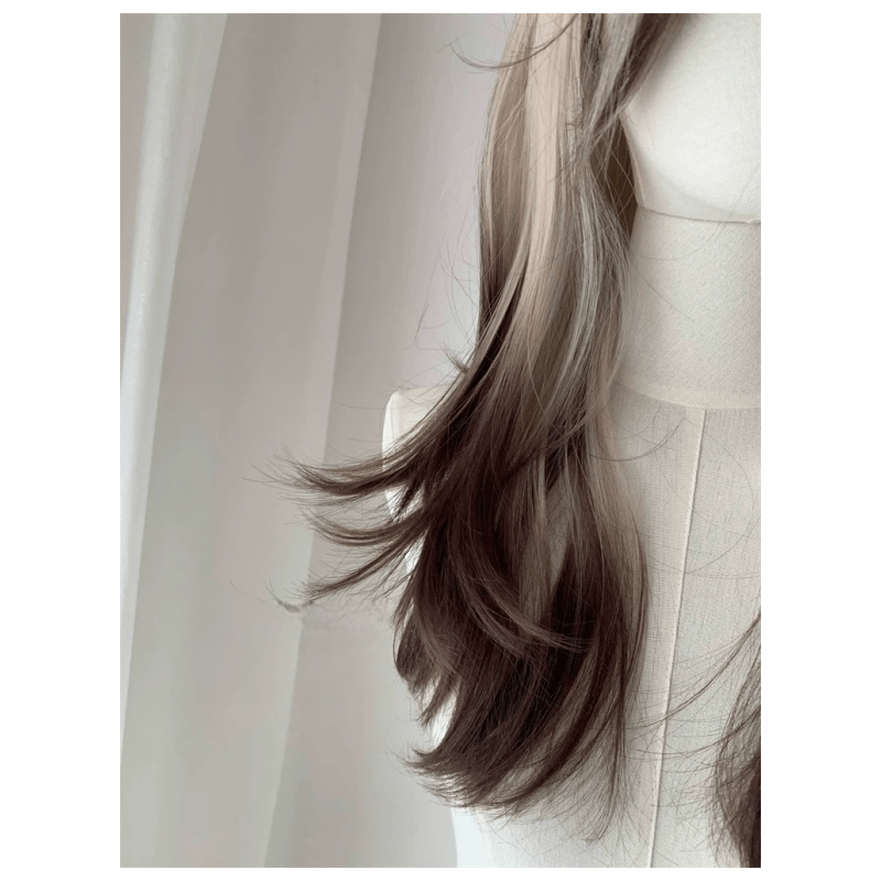 lemailwig-lace-wigs-per-cke-braun-wei-verlauf-50cm-front-lace image 5