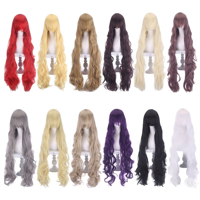 lemailwig-cosplay-wigs-100cm-per-cke-lockig-12-farben image 1