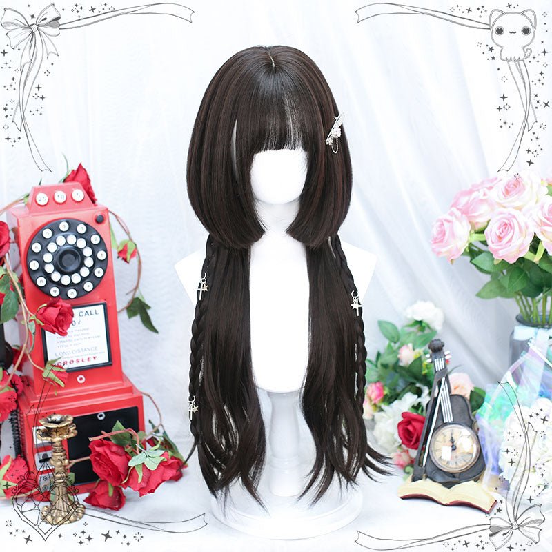 lemailwig-lolita-wigs-cosplay-per-cke-70cm-braun-glatt image 4