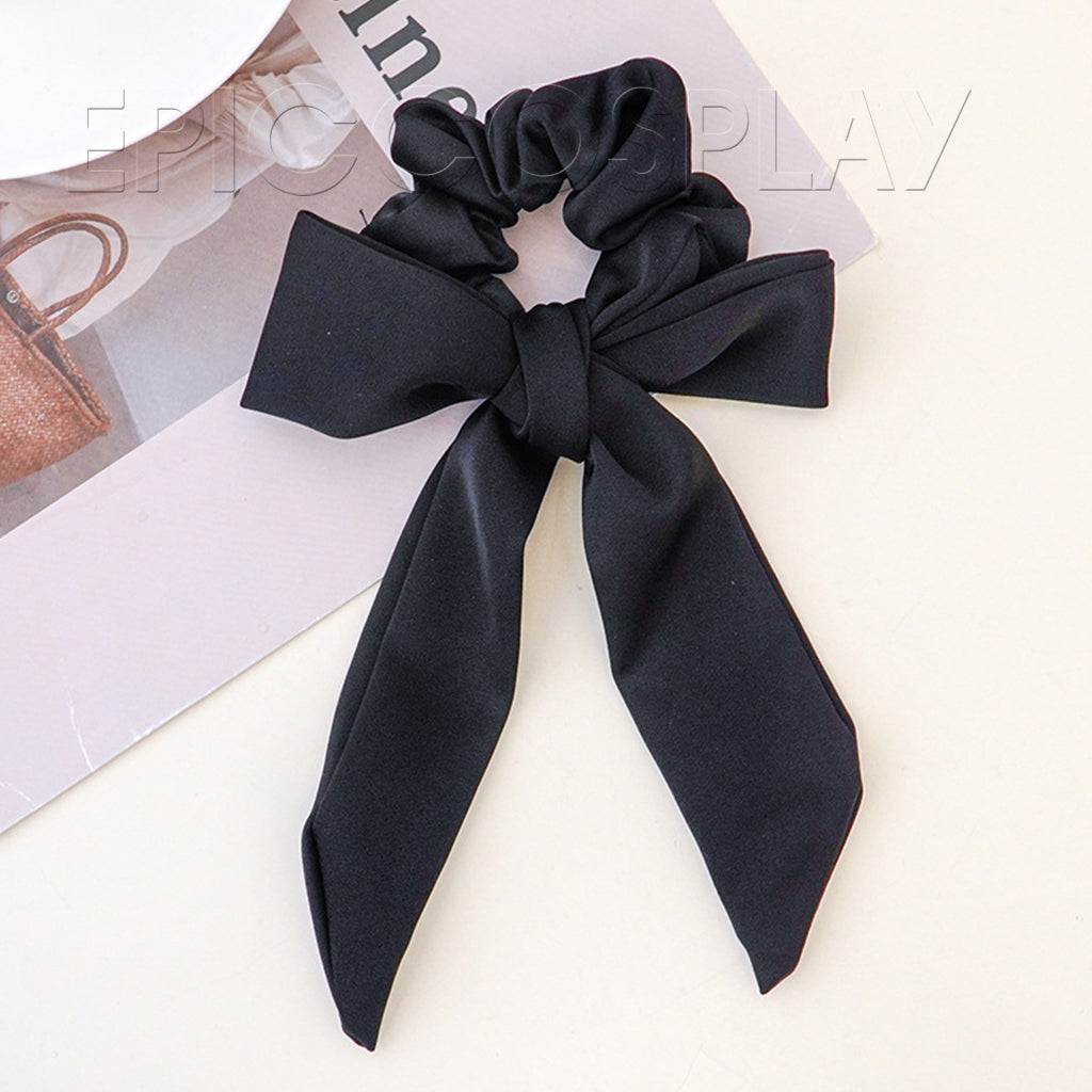 epiccosplaywigs-uplifting-scrunchie-bow-haarband-schwarz-gr-n image 4