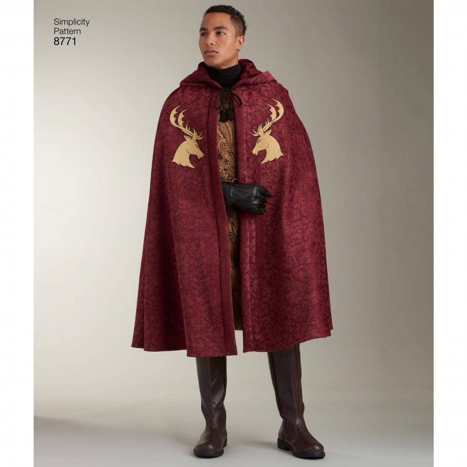 coscraft-8771-unisex-cape-schnittmuster-one-size-umhang-kapuze image 4