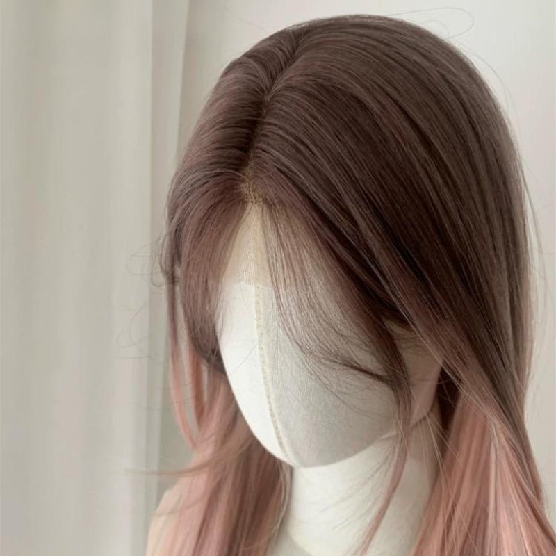 lemailwig-lace-wigs-65cm-braun-rosa-glatte-lace-per-cke image 4