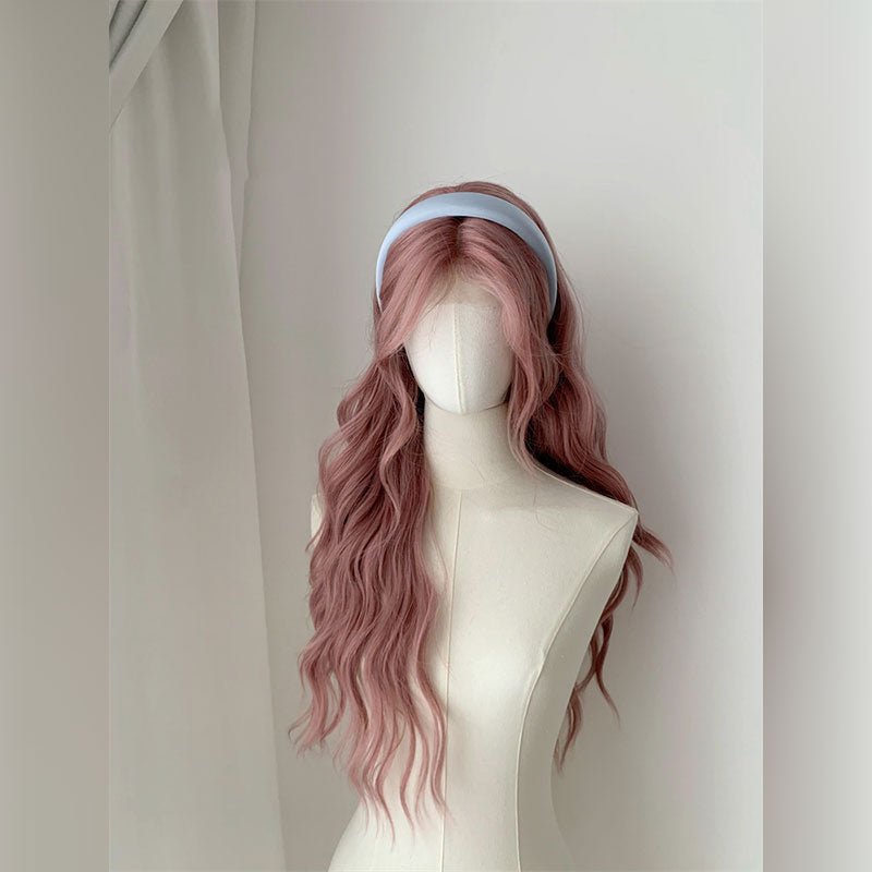 lemailwig-lace-wigs-65cm-per-cke-lockig-misty-pink image 1