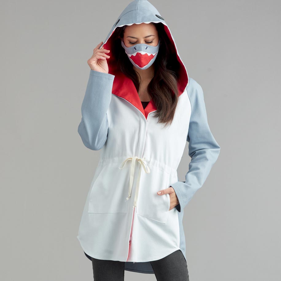 coscraft-9354-anorak-kost-m-schnittmuster-a-mit-masken-hut image 2