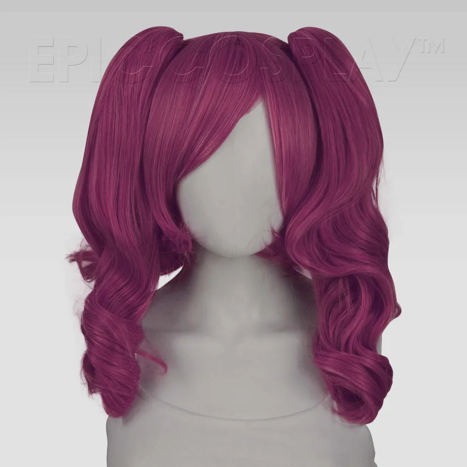 epiccosplaywigs-rhea-raspberry-pink-per-ckenset-mit-z-pfen image 1