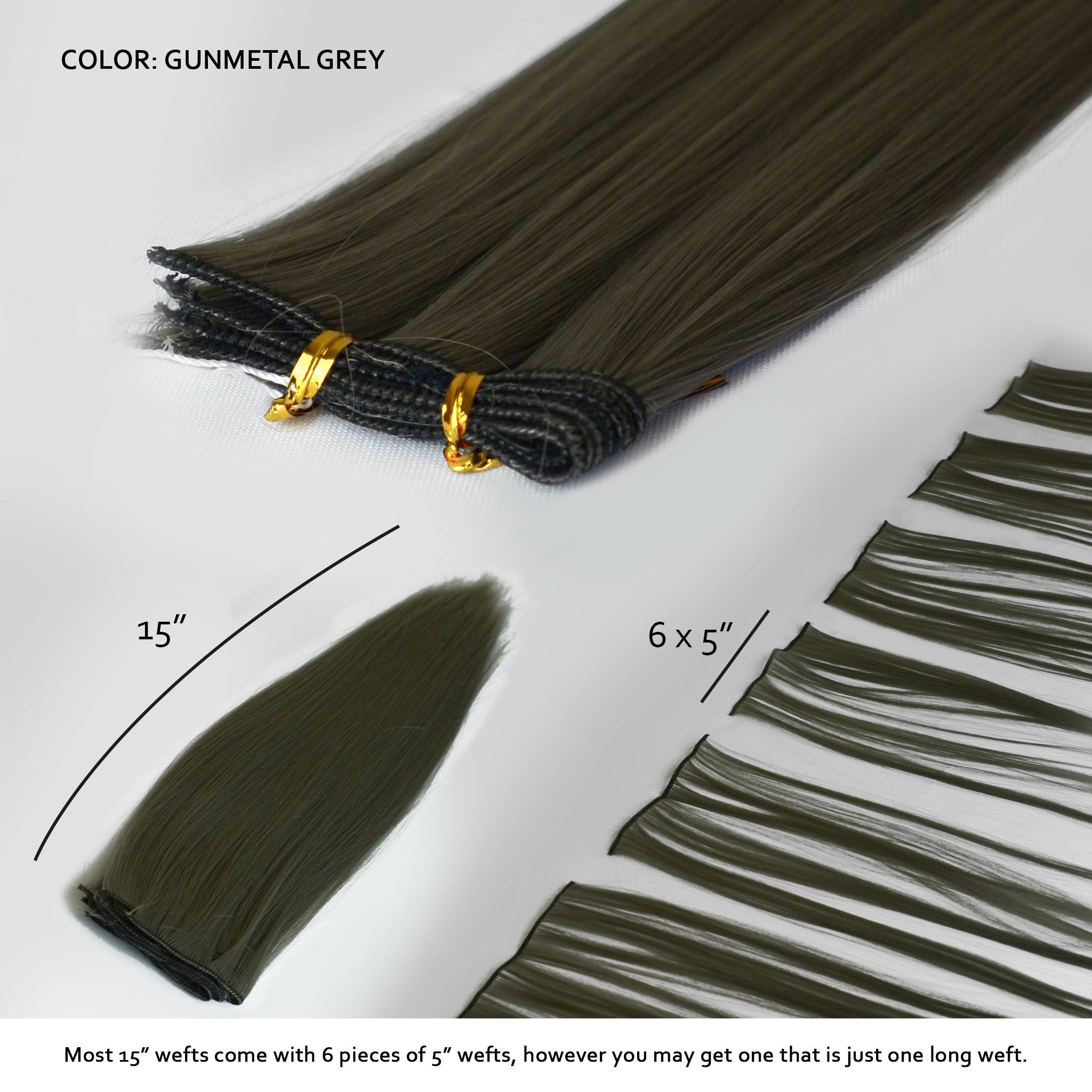 epiccosplay-weft-extensions-shadow-blue-35-zoll-haarteil image 2