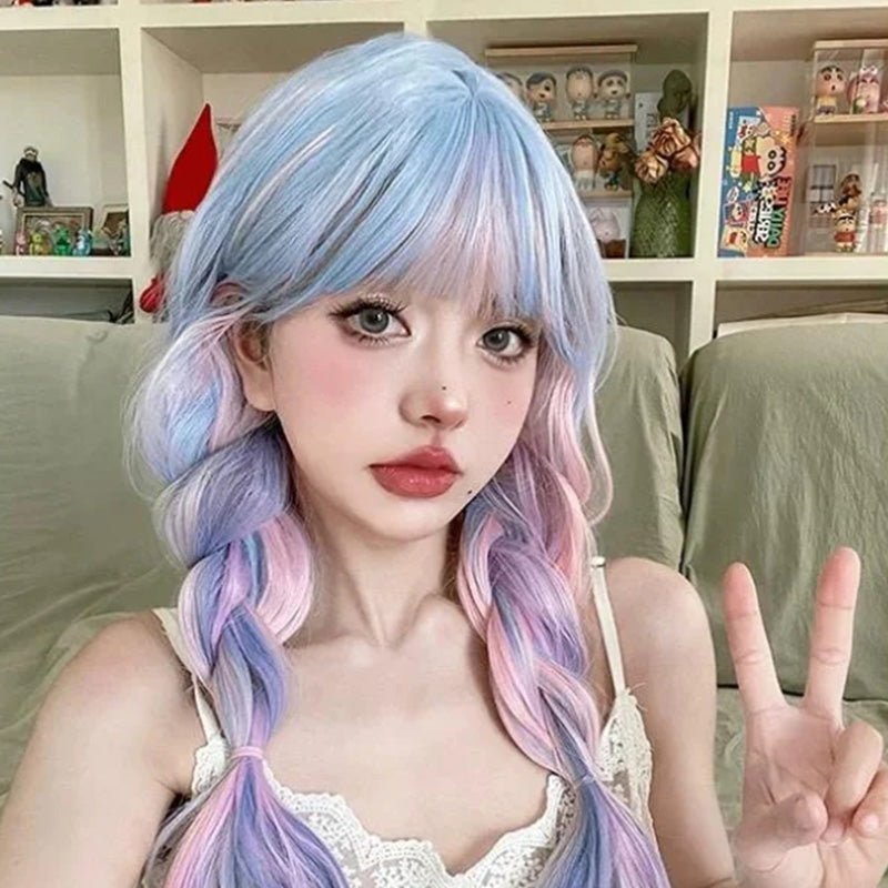 lemailwig-lolita-wigs-multicolor-mix-per-cke-68cm-bunt-sommer image 3