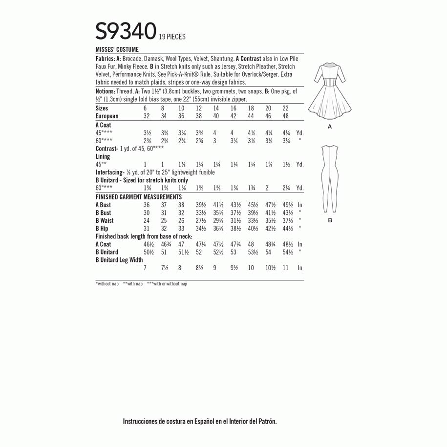 coscraft-sewing-patterns-9340-cruella-mantel-schnittmuster image 4