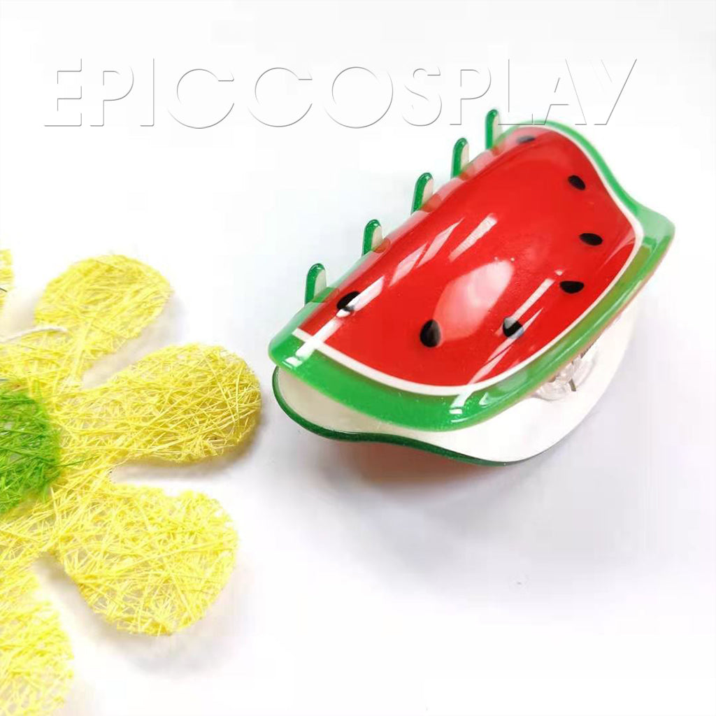 watermelon-hair-claw-haarklammer-8-cm-wassermelone image 5