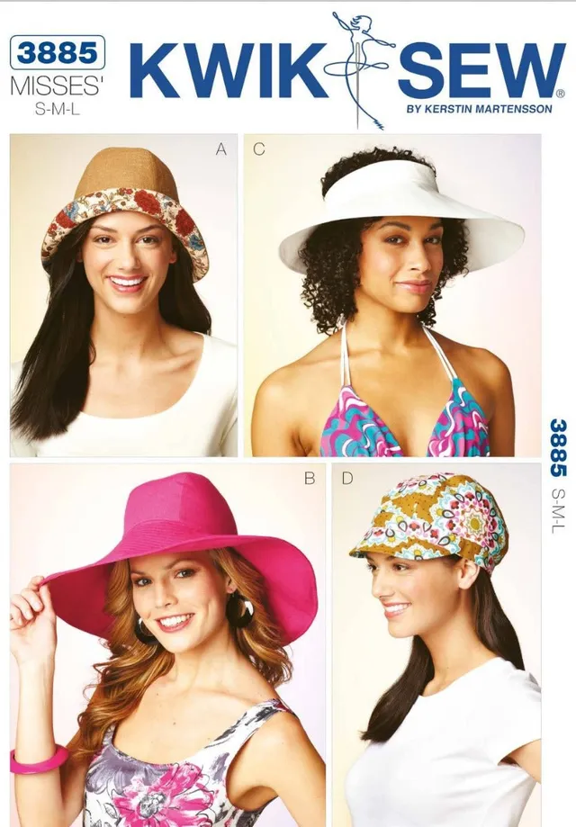 coscraft-sewing-patterns-k3885-hut-schnittmuster-onesize image 1