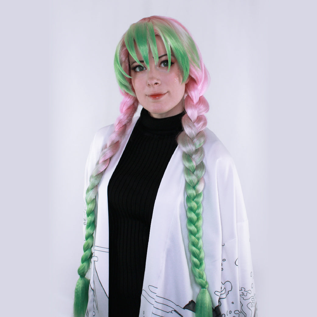 arda-wigs-suri-cosplay-per-cke-rosa-gr-n-extra-lang-mitsuri image 5