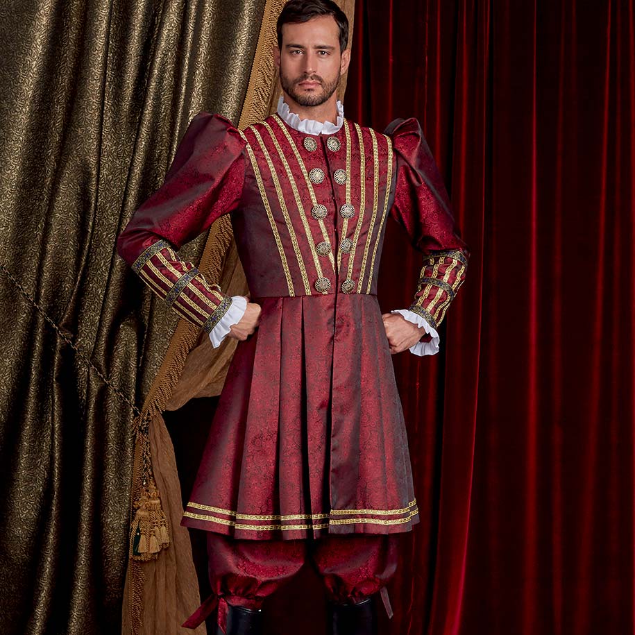 coscraft-9095-schnittmuster-tudor-herrenkost-m-doublet-hose-gr-aa image 3