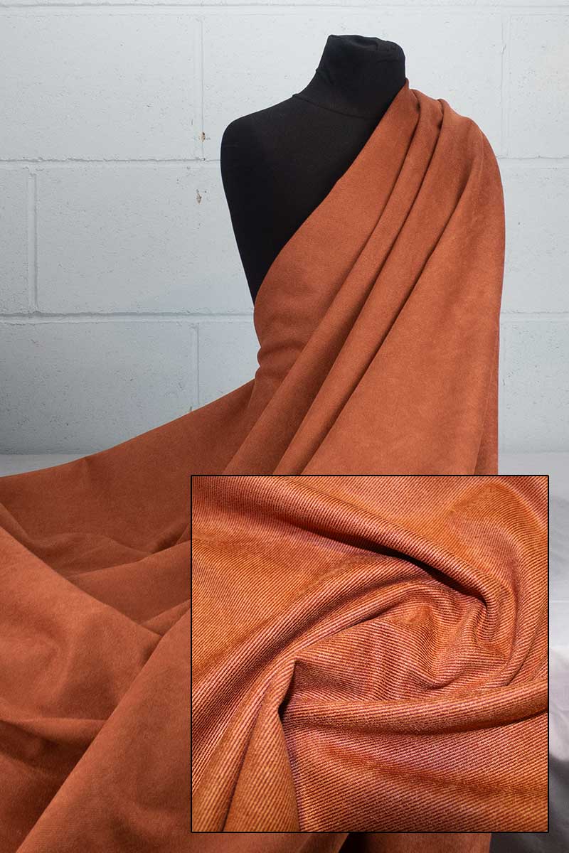 coscraft-fabrics-suede-twill-stoff-rot-0-5-m-weich image 5