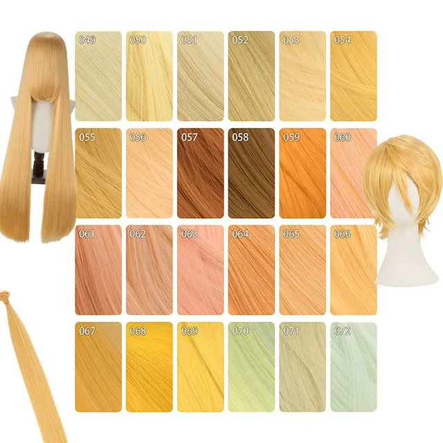 lemailwig-basic-wigs-per-cke-gelb-orange-100-cm-volumin-s image 1