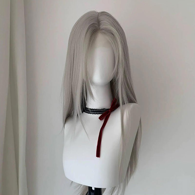 lemailwig-lace-wigs-65cm-per-cke-silberwei-glatt image 2