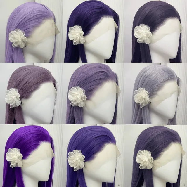 lemailwig-lace-wigs-lang-glatt-per-cke-lila-01-80cm image 1
