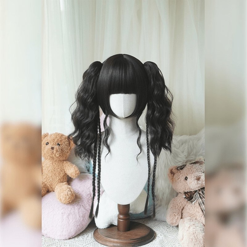lemailwig-lolita-wigs-zopf-per-cke-38cm-ash-pink image 2
