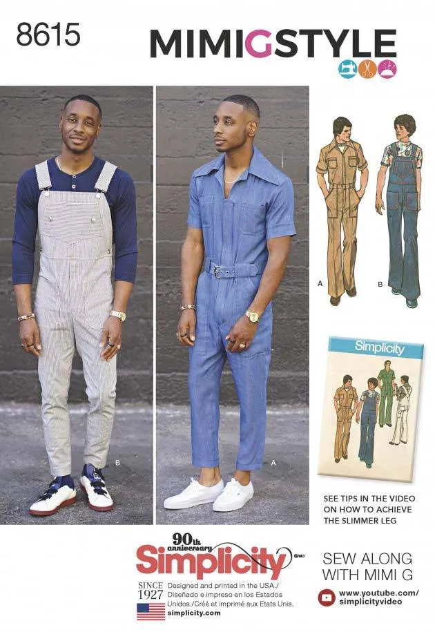 coscraft-8615-herren-overall-schnittmuster-aa-34-42 image 1
