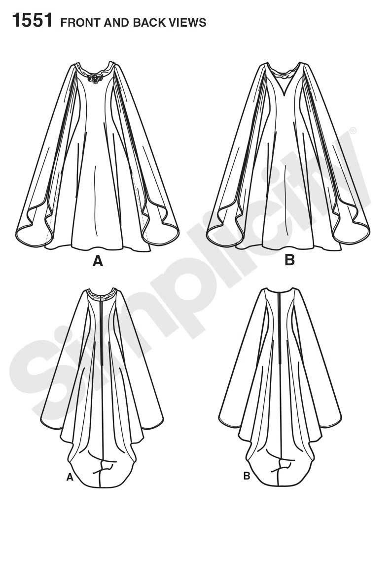 coscraft-1551-schnittmuster-kost-mkleid-kk-mit-h-nge-rmeln image 5