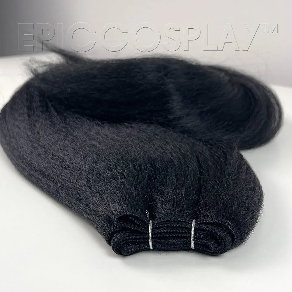 epiccosplaywigs-weft-extension-schwarz-35-zoll-gekreppt image 1