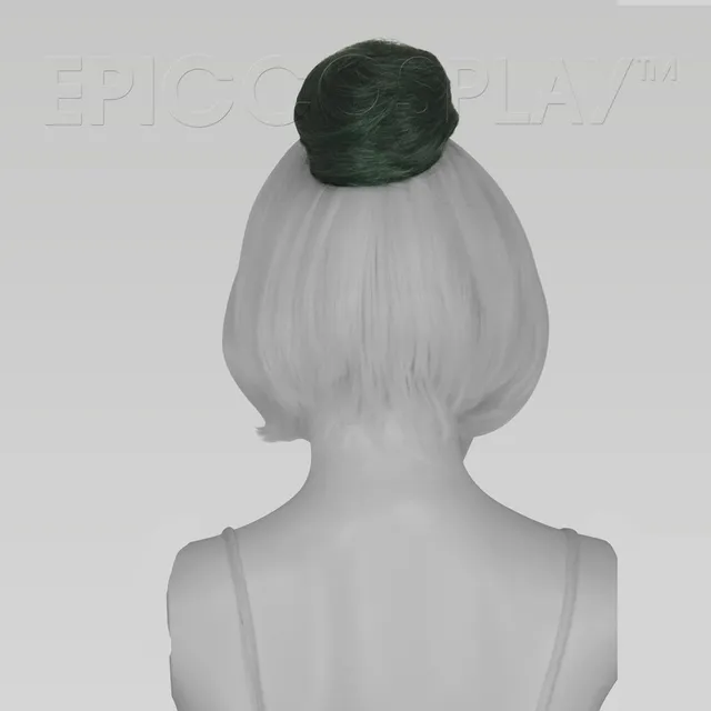 epiccosplaywigs-dutt-forest-green-mix-haarknoten-haarteil image 1