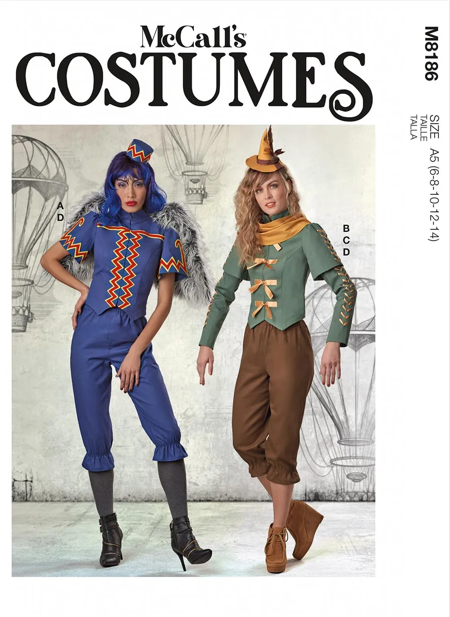 coscraft-m8186-damen-kost-m-schnittmuster-a5-6-14-mit-fl-geln image 1