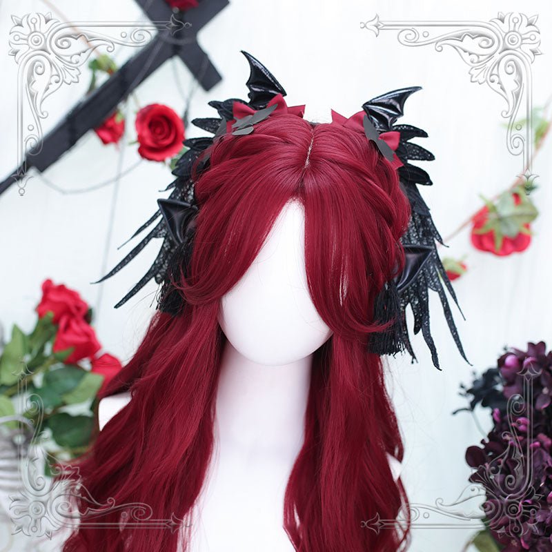 lemailwig-lolita-wigs-per-cke-weinrot-lang-65-cm image 6