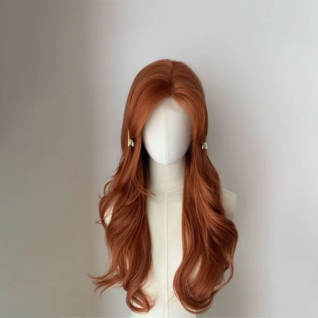 lemailwig-lace-wigs-per-cke-dunkelrot-65cm-lockig-front-lace image 1