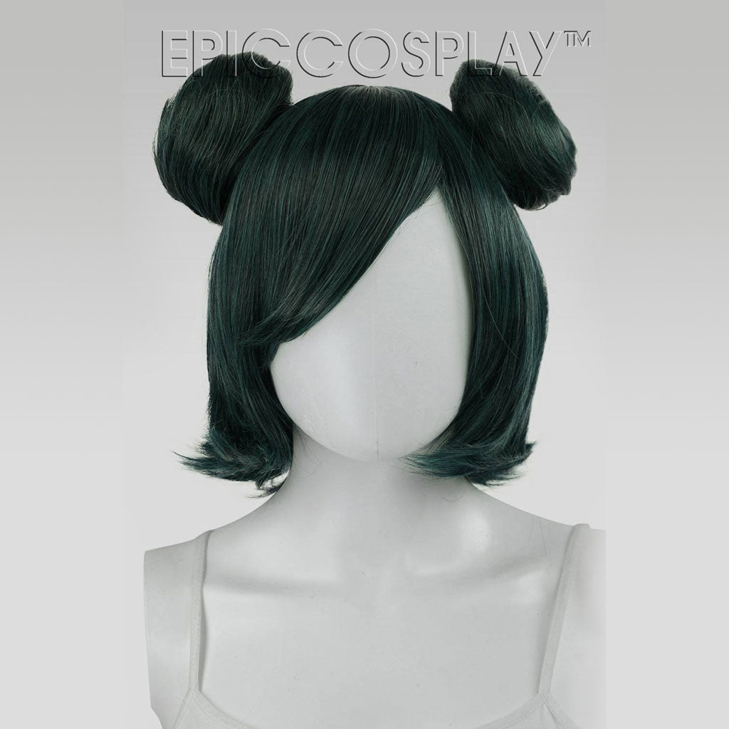 epiccosplaywigs-bun-set-forest-green-mix-dutt-per-cke-gr-n-kurz image 1
