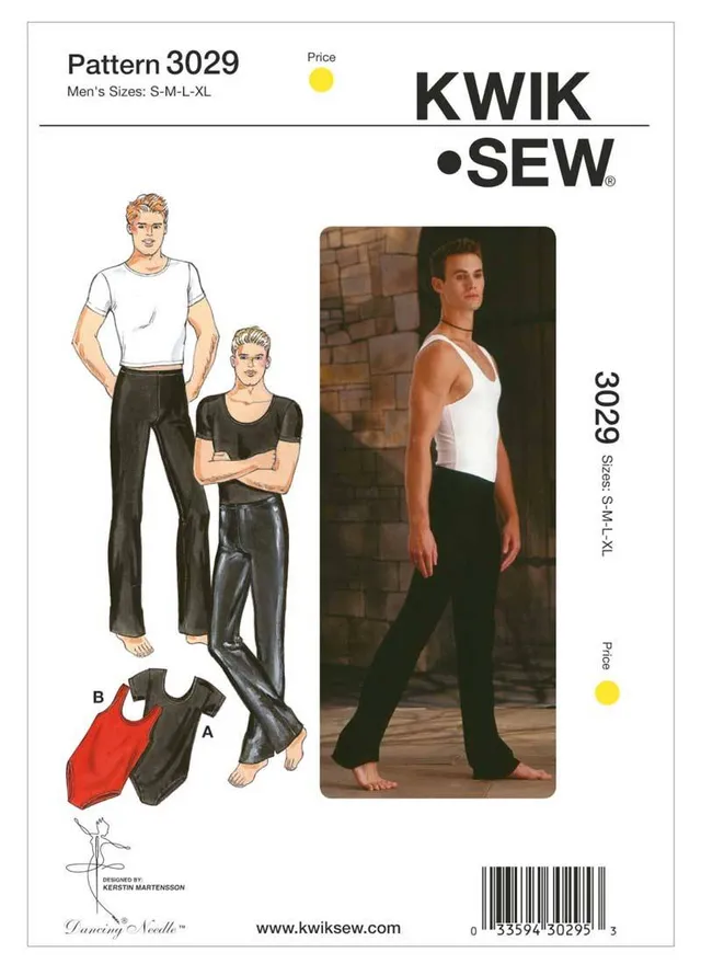 coscraft-k3029-dance-wear-schnittmuster-herren-s-xl image 1