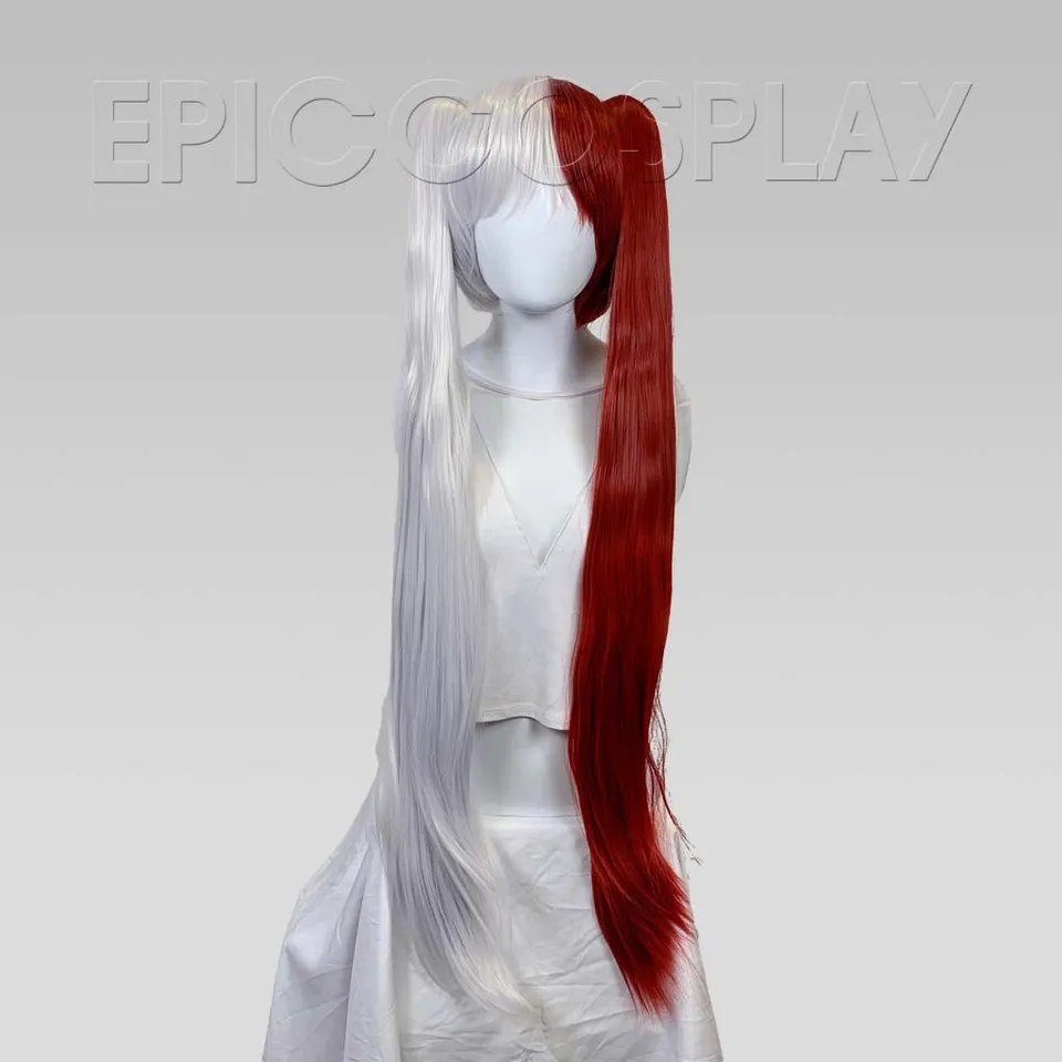 epiccosplaywigs-eos-silbergrau-dunkelrot-zopf-per-cke-set image 1