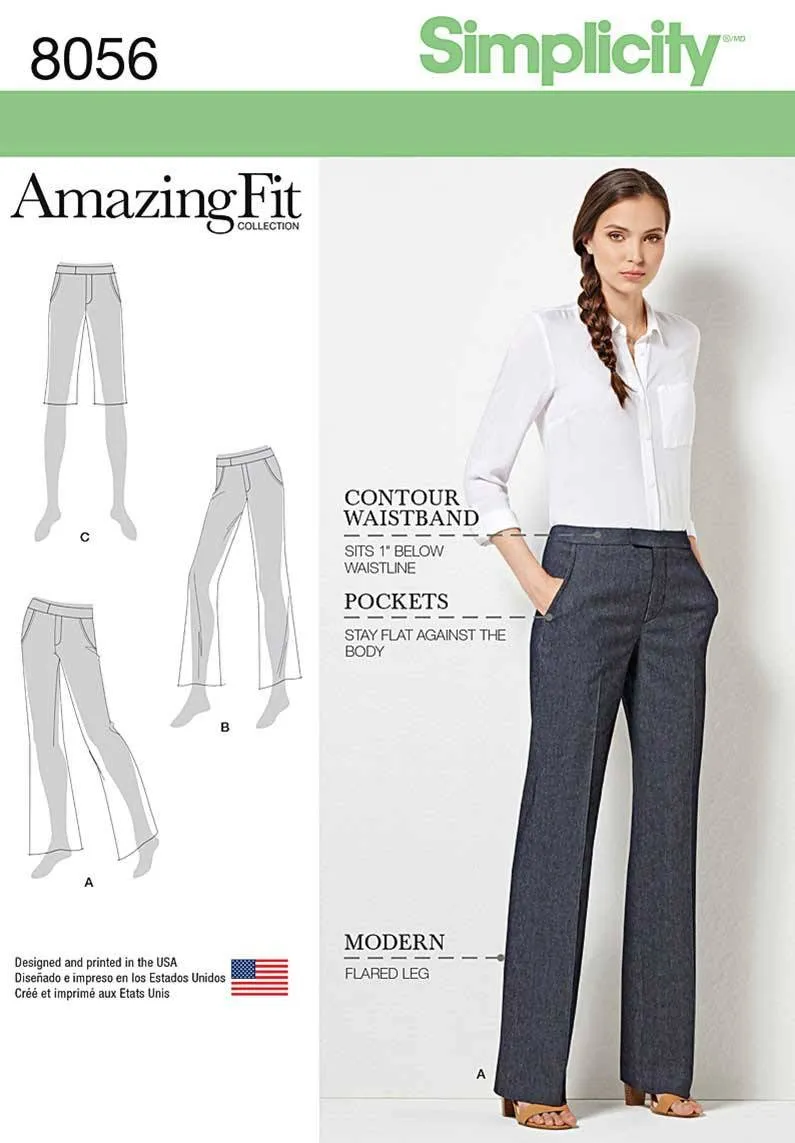 coscraft-8056-hose-schnittmuster-aa-10-18-weit-kurz-lang image 1