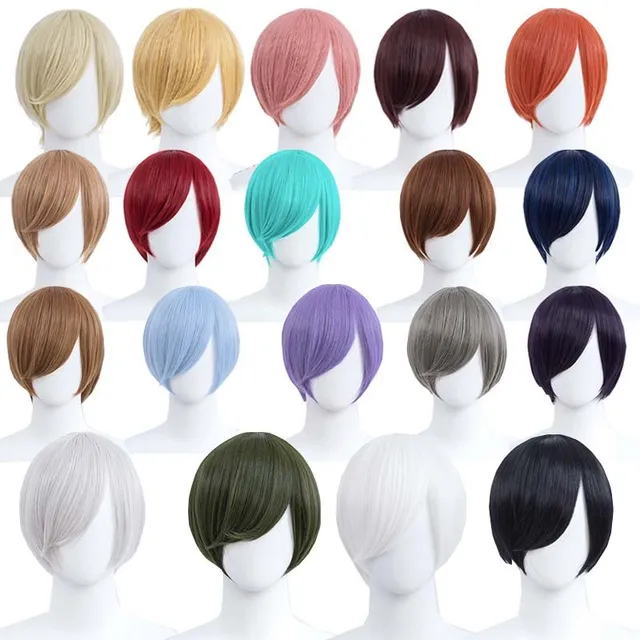 lemailwig-cosplay-wigs-kurzhaar-per-cke-hellblau-30cm image 1