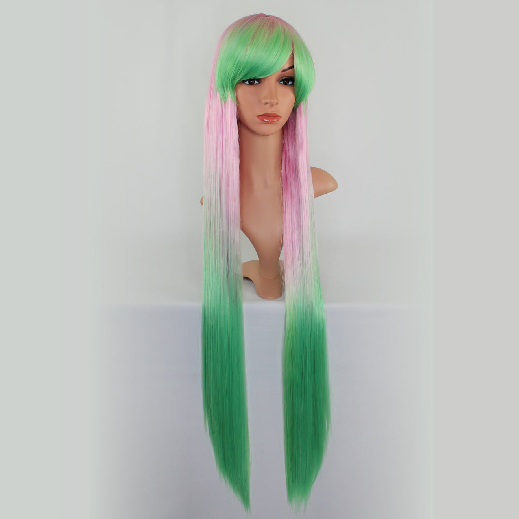 arda-wigs-suri-cosplay-per-cke-rosa-gr-n-extra-lang-mitsuri image 1