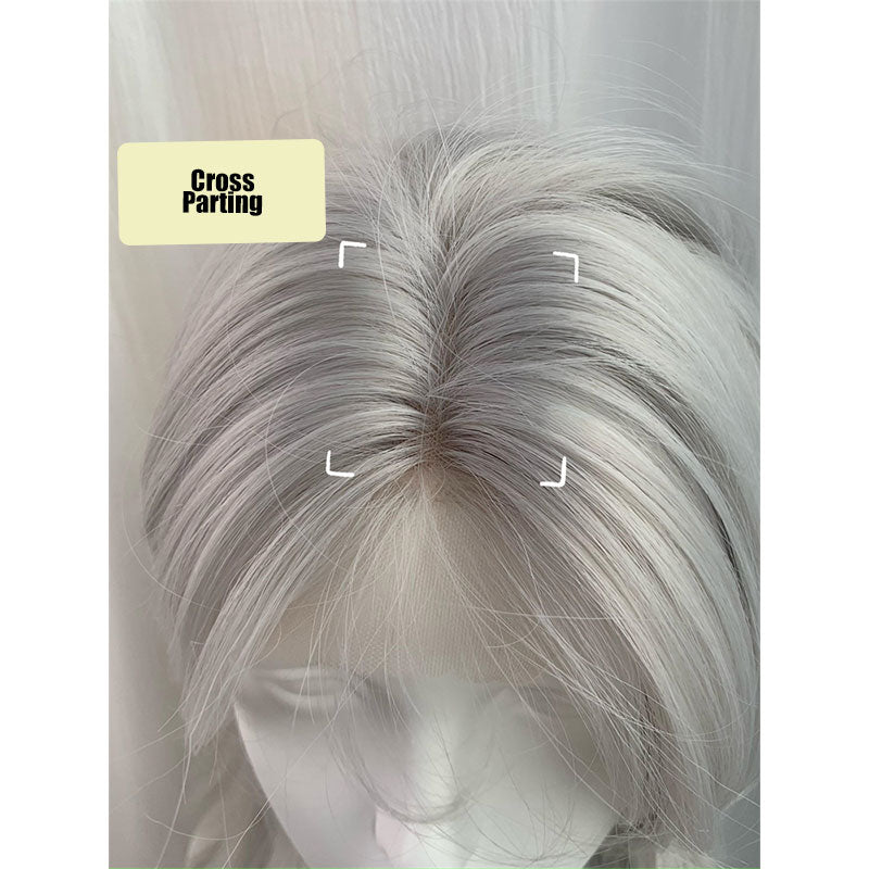 lemailwig-lace-wigs-38cm-silbergrau-kurze-lace-per-cke image 6