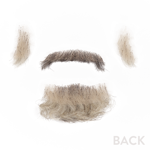 arda-wigs-izzy-bart-set-kinnbart-schnurrbart-echthaar image 3