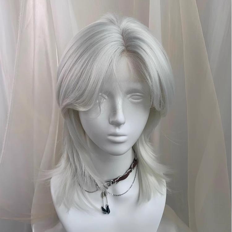 lemailwig-lace-wigs-lace-front-per-cke-silber-38cm image 2
