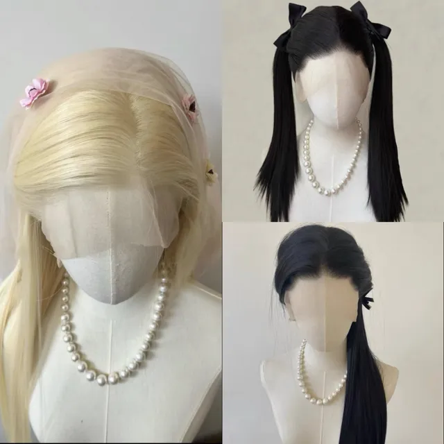 lemailwig-lace-wigs-per-cke-schwarz-full-lace-glatt-basis image 1